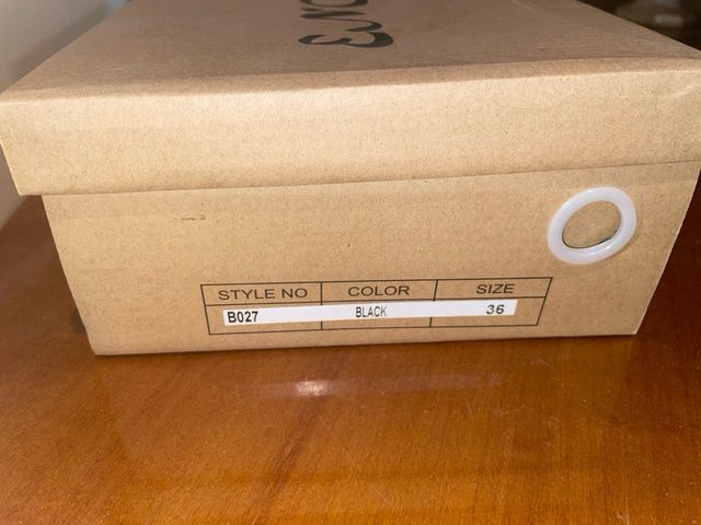 Sandalias tacón negras 38