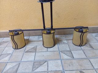 Lamparas techo 2 luces - vintage