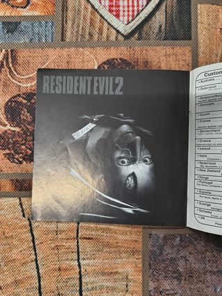 Manuale Resident Evil 2 PS1 PAL
