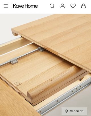 Mesa extensible Jondal - Kave Home