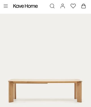 Mesa extensible Jondal - Kave Home