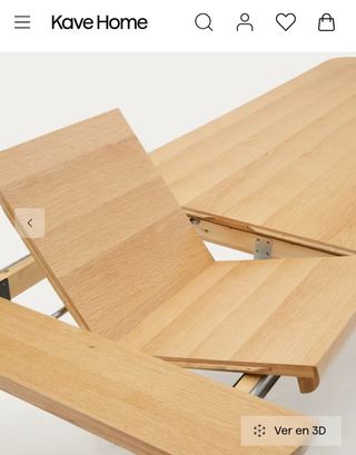 Mesa extensible Jondal - Kave Home