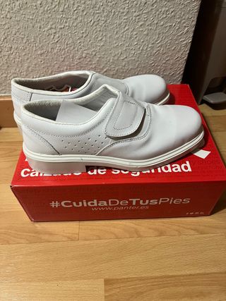 Zapatos de seguridad Panter blancos nuevos nr 43