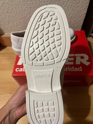 Zapatos de seguridad Panter blancos nuevos nr 43