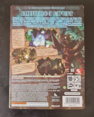 Bioshock caja metálica PAL España Xbox 360