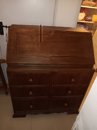 Escritorio madera antiguo