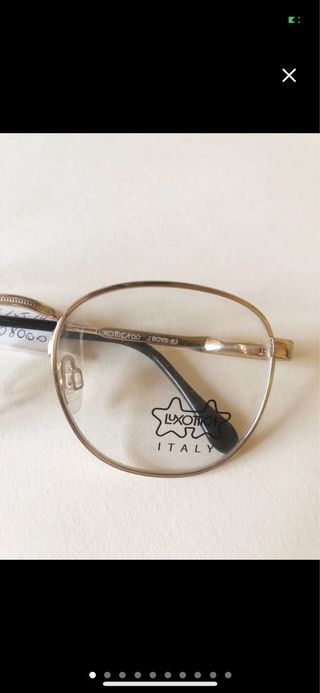 Occhiali vintage Luxottica - oro