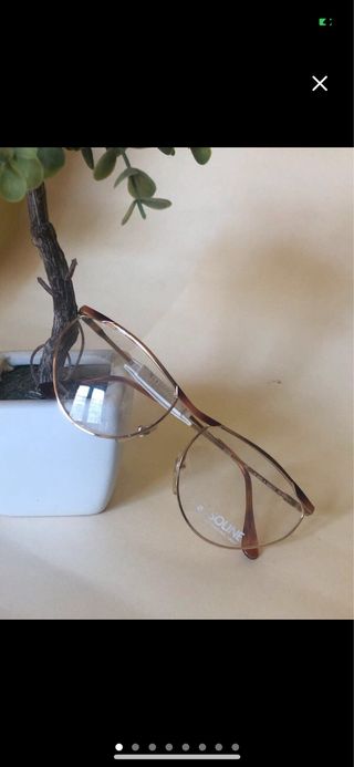 Occhiali vintage Luxottica - oro
