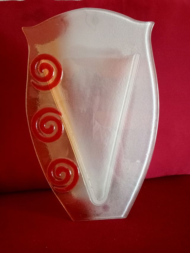 Juego de : jarron, bandeja y cuadro de fotos