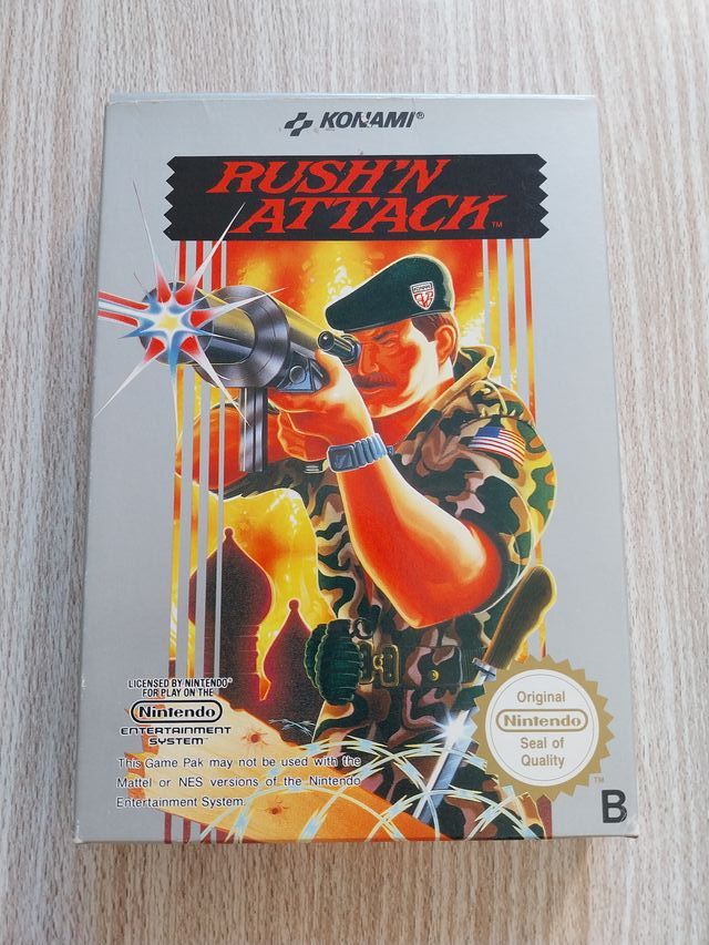 RUSH`N ATTACK PAL ESPANHA INTENDO NES