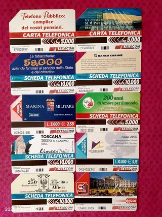 Schede telefoniche Telecom Italia