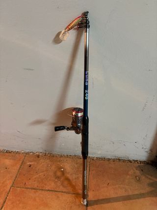 Caña Pesca Luna 240 + Carrete