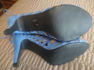 Lote Zapatos MaryPaz tacón azul - 38