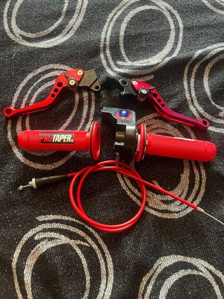 Kit manetas y puños ProTaper rojos
