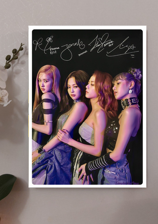 Poster Blackpink firmato