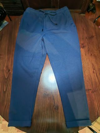 Pantalones Zara azul marino