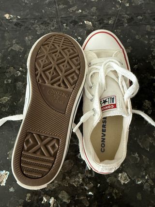Zapatillas Converse blancas niño