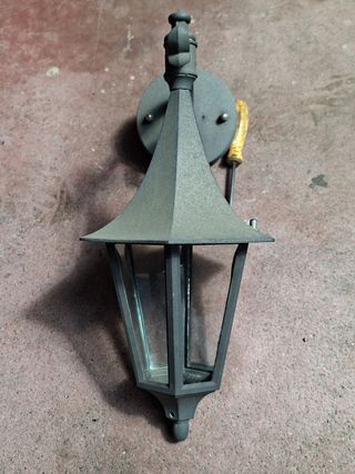 2 lampade da parete esterne nere