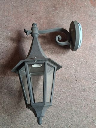 2 lampade da parete esterne nere