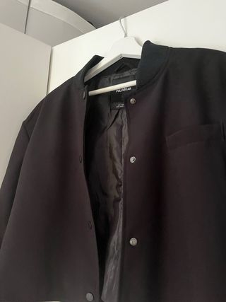 Chaqueta bomber negra