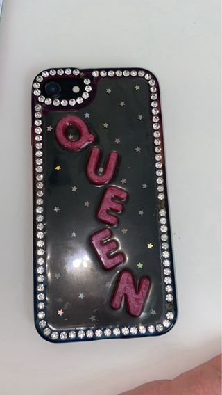 Custodia iPhone scintillante - Queen