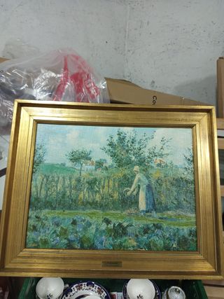 Cuadro pintado al óleo, 78x60cm