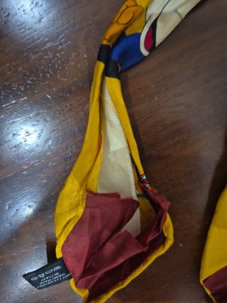 Cravatta vintage Walt Disney Iside- Gialla