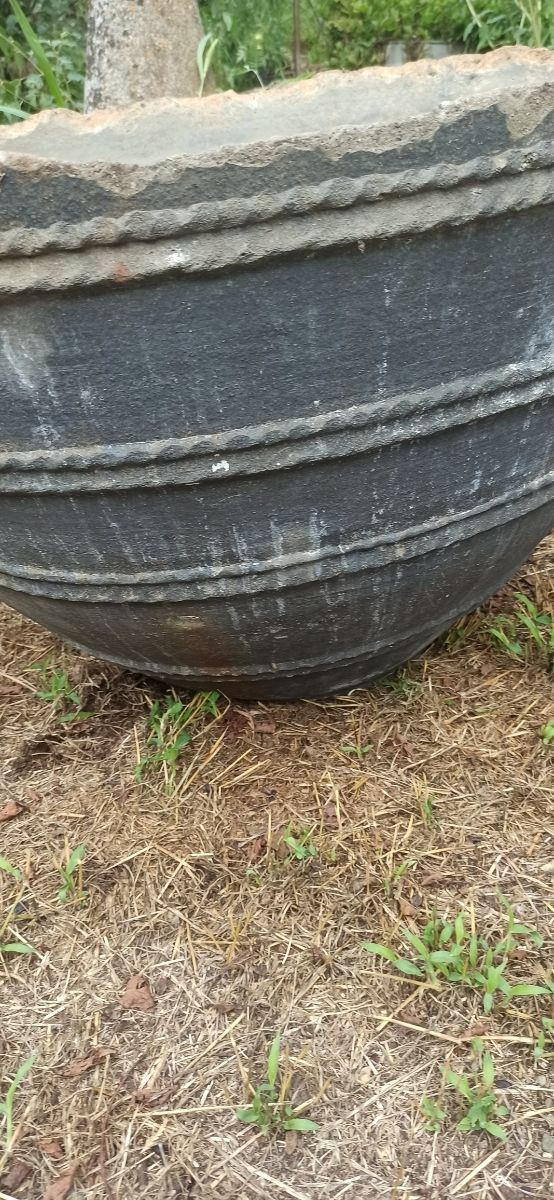 Macetero catalán XXL negro (s.XIX)