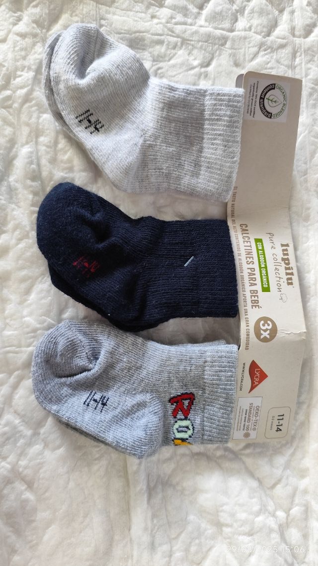 Calcetines bebé Lupilu (3 pares)