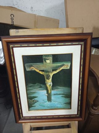 Cuadro madera Jesús crucificado