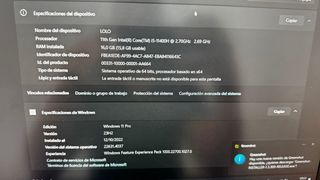 Portátil Gigabyte Negro COMO NUEVO