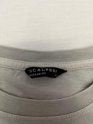 Camiseta gris Scalpers