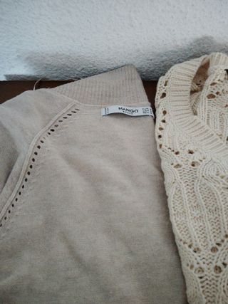 Lote jersei chaqueta larga y camisa