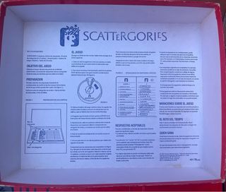 Scattergories (Juego de Mesa)