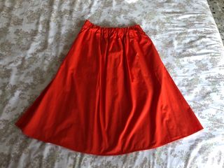 Gonna arancione estiva