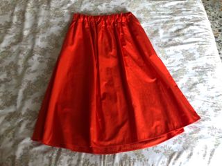 Gonna arancione estiva