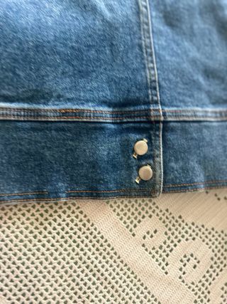 Gonna jeans blu