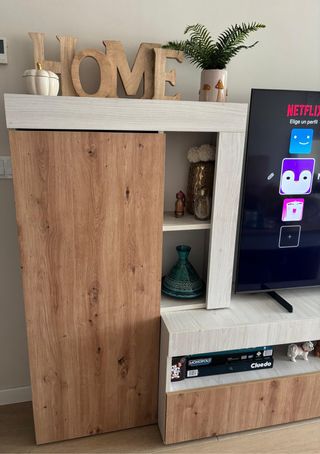 Mueble salón 3 piezas madera