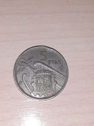 Moneda Española Franco 1957
