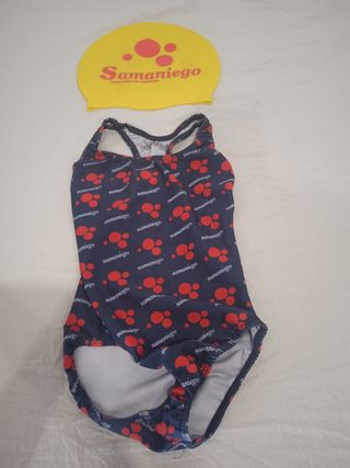 Bañador y gorro Samaniego niña. 