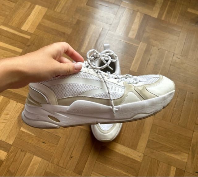 Zapatillas Stradivarius blancas - deportivas