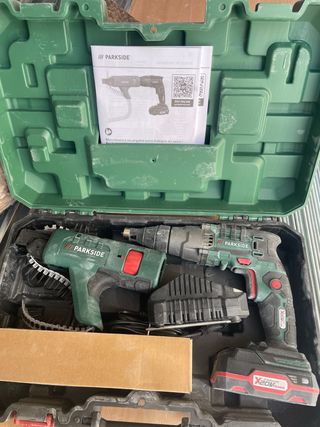 Atornillador Parkside + Clavadora