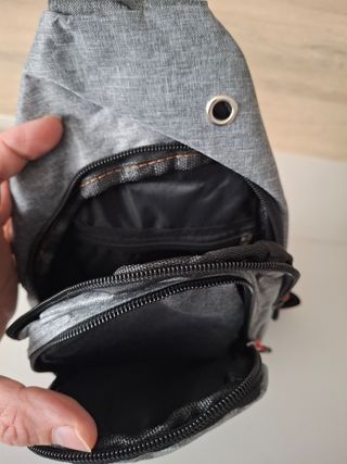 Mochila bandolera Stayle gris