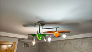 Lampara aviones infantil