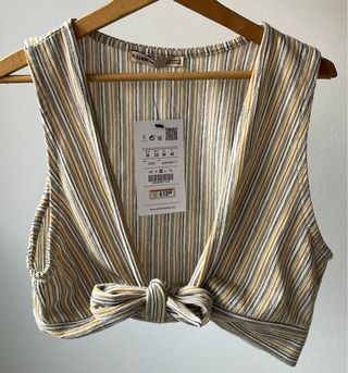 Crop top rayas Pull&Bear M