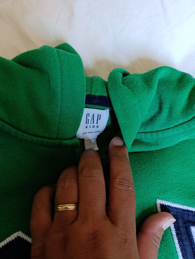 Sudadera GAP niño verde