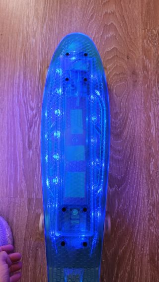 Penny Skate con Luces - Azul 