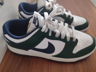 Zapatillas Nike Dunk - verdes y blancas