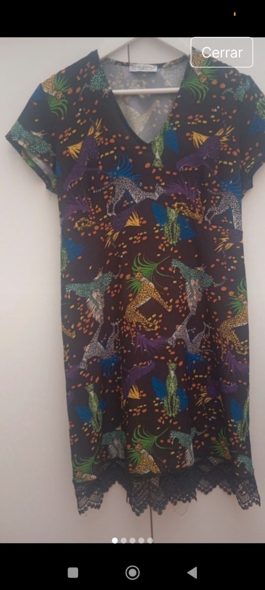 Vestido Do Valentina estampado