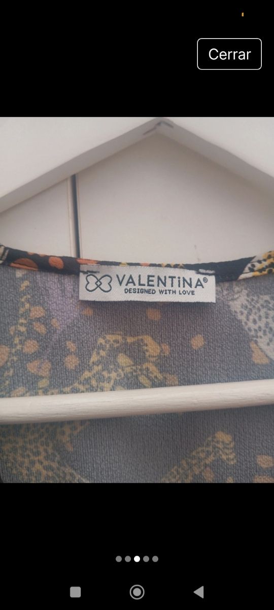 Vestido Do Valentina estampado